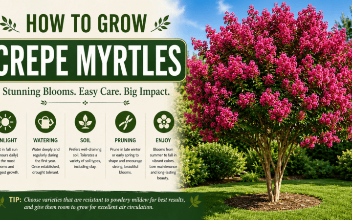 How to Grow Crepe Myrtles