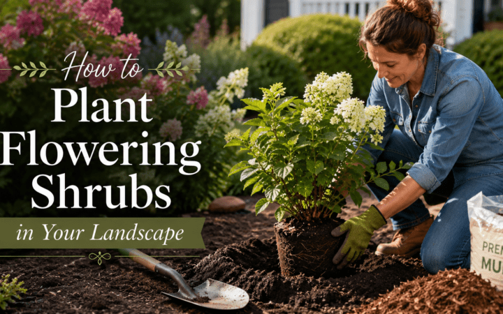 How to Plant Flowering Shrubs