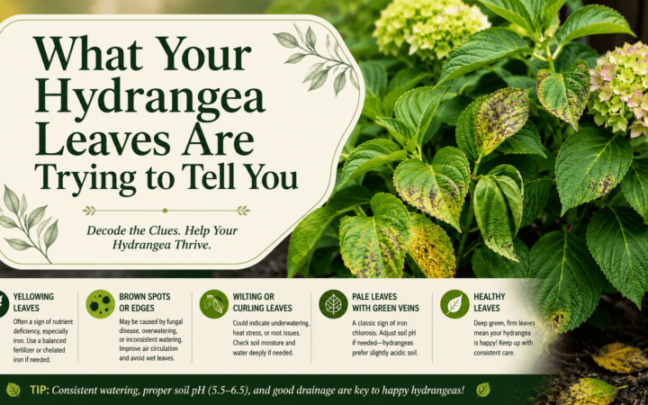 What You Hydrangea Leaves are trying to Tell You