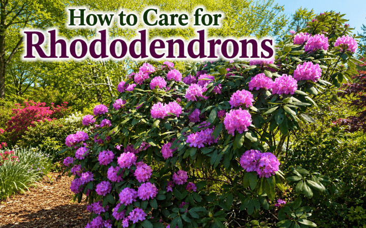 Care for Rhododendrons