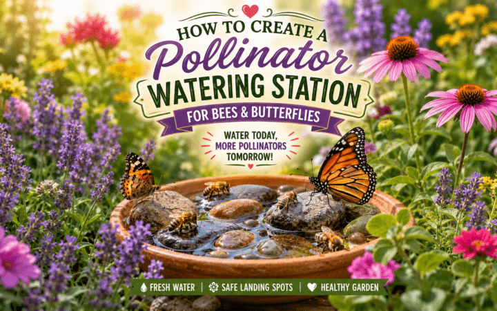 How to Create a Pollinator Watering Station