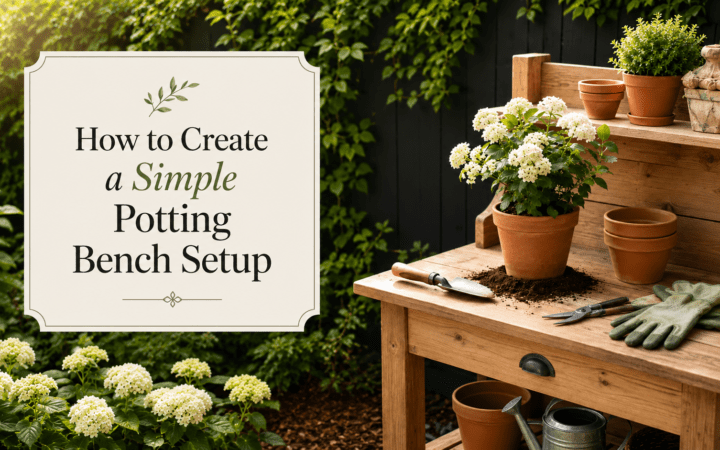 How to Create a Simple Potting Bench