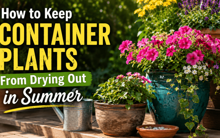 How to Keep Container Plants From Drying Out