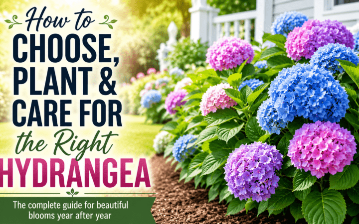 How to Choose Plant and Care for the right Hydrangea