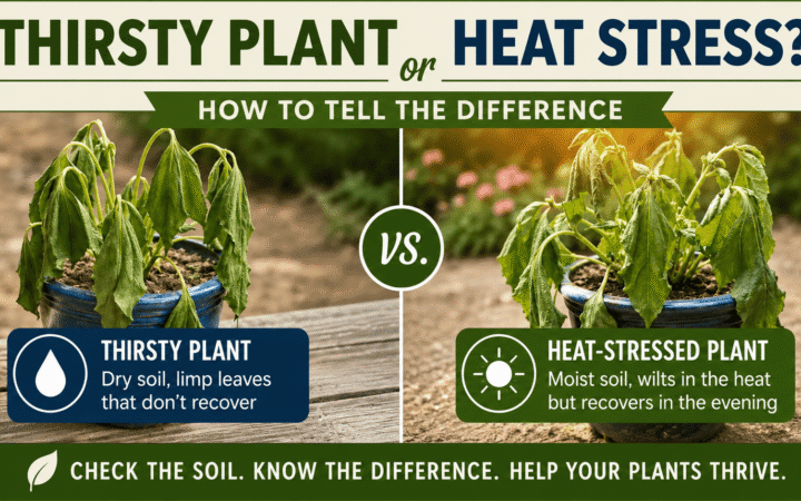 Thirsty Plant or Heat Stress