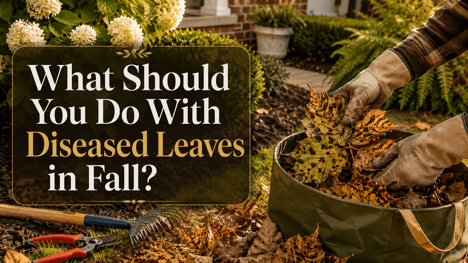 What Should I do With Diseased Leaves