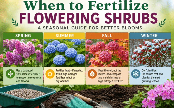 When and What To Fertilize Guide