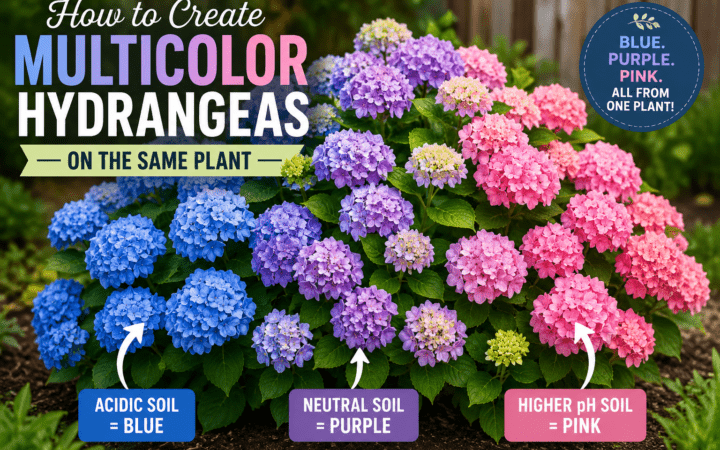 How to Create Multicolored Hydrangeas