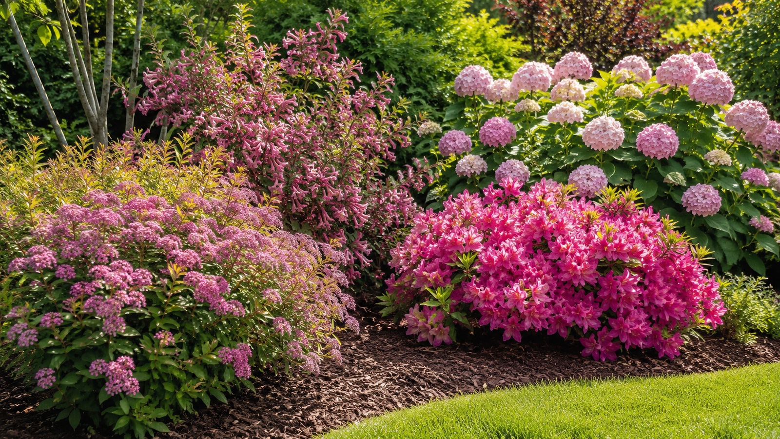 A picture of Pink Flowering Shrubs