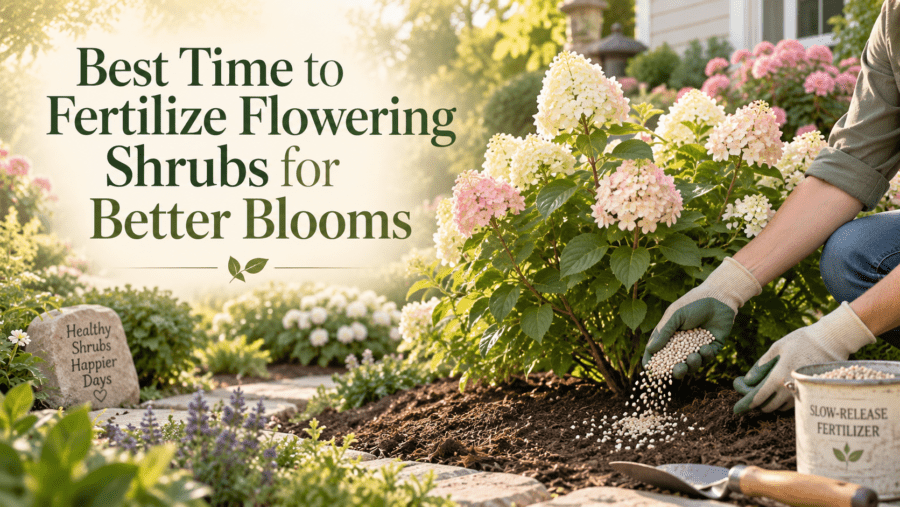Best Time to Fertilize Flowering Shrubs for Better Blooms