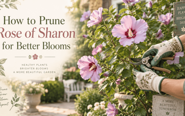 a picture of How to Prune Rose of Sharon for Better Blooms