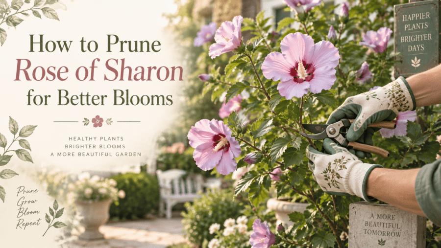 a picture of How to Prune Rose of Sharon for Better Blooms